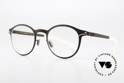 Mykita Benny Pantobrille In Dunkelbraun, col 075 = dunkelbraun/grau (für Damen und Herren), Passend für Herren und Damen