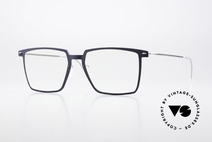 Lindberg 6577 NOW Eckige Designerbrille Unisex, eckige Lindberg Brille aus der NOW bzw. N.O.W. Serie, Passend für Herren und Damen