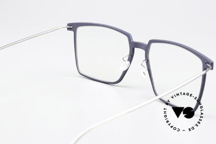 Lindberg 6577 NOW Eckige Designerbrille Unisex, ungetragenes Designerstück mit original Lindberg Etui, Passend für Herren und Damen