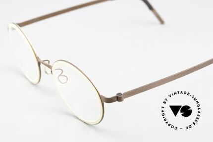 Lindberg 9707 Strip Titanium Runde Titanium Brille Unisex, so zeitlos, stilvoll und innovativ = Prädikat "VINTAGE", Passend für Herren und Damen