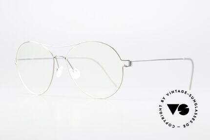 Lindberg April Air Titan Rim Aviator Titanium Brille Unisex, vielfach ausgezeichnet hinsichtlich Qualität und Design, Passend für Herren und Damen