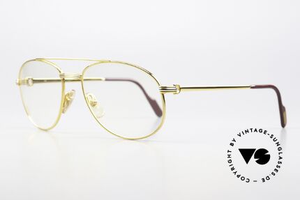 Cartier Driver - M Luxus Pilotenbrille 22Karat, sehr hochwertige Verarbeitung (Rahmen 22kt vergoldet), Passend für Herren