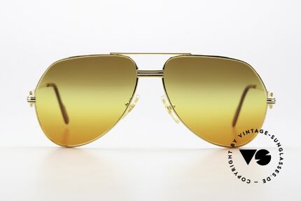 Cartier Vendome LC - M Kult Aviator Sonnenbrille, wurde 1983 veröffentlicht & dann bis 1997 produziert, Passend für Herren und Damen