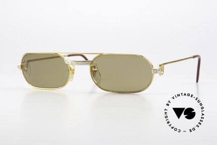 Cartier MUST Santos - M Elton John 80er Sonnenbrille Details