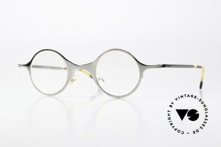 L.A. Eyeworks Steincrump Kleine Runde Brille Von 1998, L.A. EYEWORKS: Kleinstserien aparter Brillenmodelle, Passend für Herren und Damen