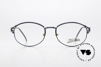 Jean Paul Gaultier 55-5109 Tupac Shakur Vintage Brille, Hip-Hop Legende 2Pac trug das Modell in GOLD, Passend für Herren und Damen