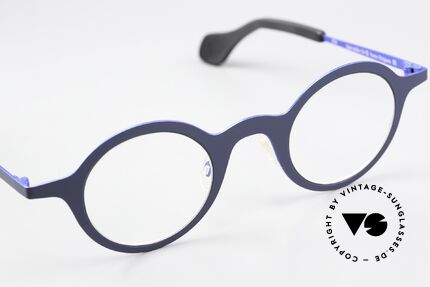 Theo Belgium Mille 24 Runde Designerbrille Unisex, ungetragen; wie alle unsere vintage Theo Brillen, Passend für Herren und Damen