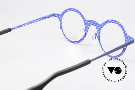 Theo Belgium Mille 24 Runde Designerbrille Unisex, 140mm breit = Large Größe für Damen & Herren, Passend für Herren und Damen