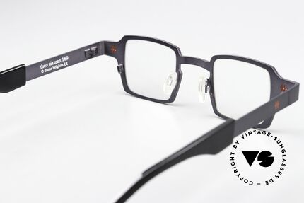 Theo Belgium Sixteen Eckige Designerbrille Titan, die Vollrandfassung kann beliebig verglast werden, Passend für Herren und Damen