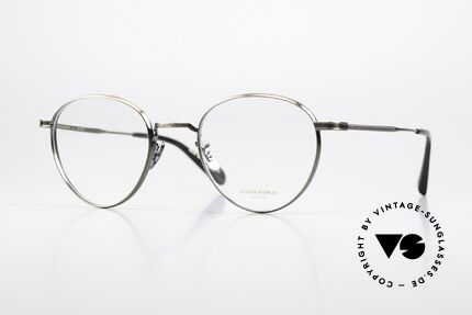 Oliver Peoples Watts Panto Fassung Titanium, Oliver Peoples Herrenbrille, Mod. Watts, Gr. 49/21, Passend für Herren