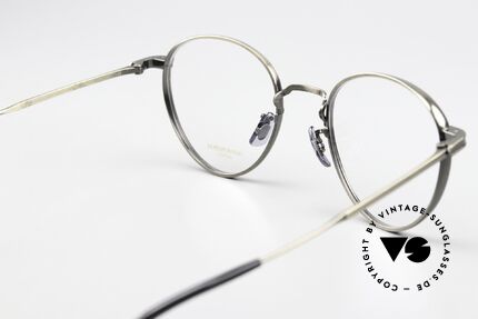 Oliver Peoples Watts Panto Fassung Titanium, hochwertige Fassung kann beliebig verglast werden, Passend für Herren