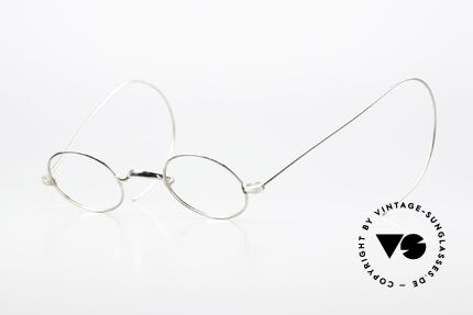 Schubert Antik Museumsbrille ca 100 Jahre alt, antike Brille in sehr kleiner Größe (112mm breit), Passend für Herren und Damen