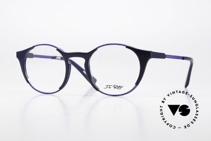 JF Rey JF1427 Dunkelblau Und Blau Metallic, J.F. Rey Brille, Modell JF1427, color 2020, Gr. 48-20, Passend für Damen