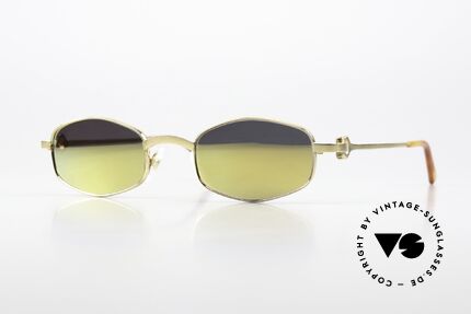 Cartier Ginger Luxus Brille Gold Verspiegelt Details