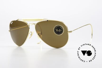 Ray Ban Outdoorsman Super Seltene 58mm Größe Details