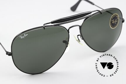 Ray Ban Outdoorsman II G15 Black Chrome Edition, ungetragen mit vollständiger OVP; Sammlerbrille, Passend für Herren