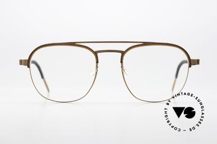 Lindberg 9840 Strip Titanium Titanium Vintage Brille Unisex, Modell 9848, in Größe 51/20, 135mm Bügel; Farbe U15, Passend für Herren und Damen