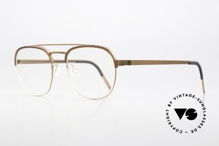 Lindberg 9840 Strip Titanium Titanium Vintage Brille Unisex, federleicht und dennoch sehr stabil und sehr langlebig, Passend für Herren und Damen