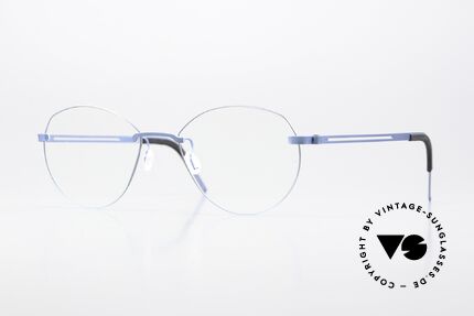 Lindberg 2379 Strip Titan Randlosbrille Feiner Rand, interessante randlose Lindberg Brille, Strip Titanium, Passend für Herren und Damen