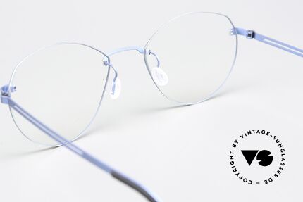 Lindberg 2379 Strip Titan Randlosbrille Feiner Rand, minimalistisch = ohne Schrauben, Nieten oder Lötungen!, Passend für Herren und Damen