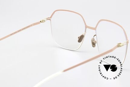 Mykita Finna Damenbrille Pfirsich Pink, genial flexible Brillenfassung: eine Größe passt allen, Passend für Damen