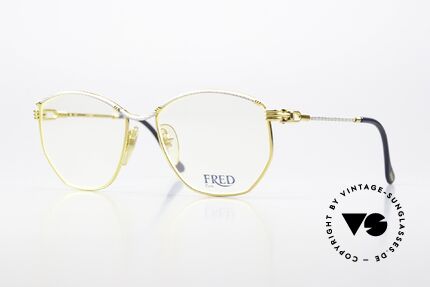 Fred Cythere - S Luxus Vintage Brille Damen, vintage 1990er Fred Luxus-Brillenfassung für Damen, Passend für Damen