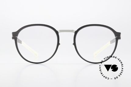 Mykita Gisbert Pantobrille Grau Und Silber, Panto Brille aus der Decades-Kollektion von 2016, Passend für Herren und Damen