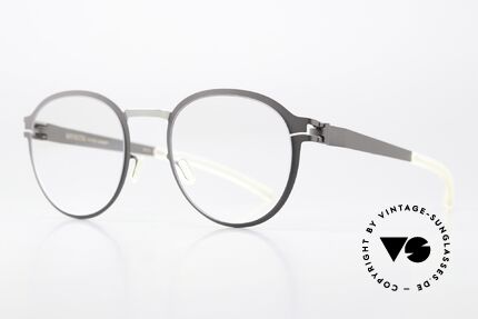 Mykita Gisbert Pantobrille Grau Und Silber, color 165 = mattgrau/silber (für Damen und Herren), Passend für Herren und Damen