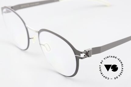 Mykita Gisbert Pantobrille Grau Und Silber, wohlbekannte Spitzenqualität; handmade in Germany, Passend für Herren und Damen