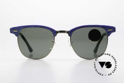 Ray Ban Clubmaster USA Brille Bausch & Lomb, Bausch & Lomb G-15 Qualitätsgläser (100% UV), Passend für Herren und Damen