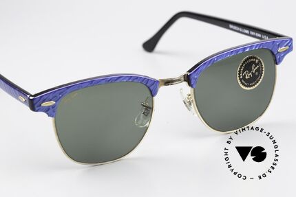 Ray Ban Clubmaster USA Brille Bausch & Lomb, KEINE Retrobrille, 100% vintage original, W0375, Passend für Herren und Damen