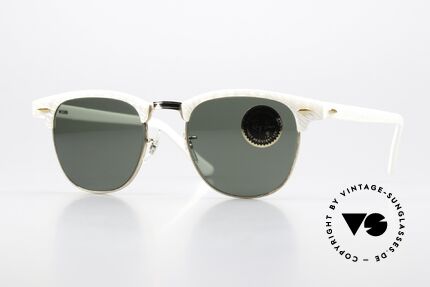 Ray Ban Clubmaster Alte USA Brille Bausch&Lomb Details