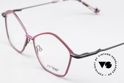 JF Rey JF2764 Damenbrille Pink & Schwarz, für minimalistische Stile und innovative Materialien, Passend für Damen