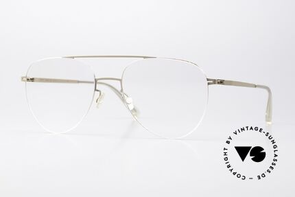 Mykita Jun Large Aviator Lessrim Frame, Mykita Brille, Modell JUN in Größe 55-18, col 330, Passend für Herren und Damen