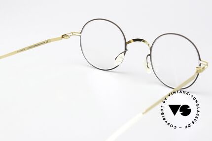 Mykita Finvid Runde Brille Damen Herren, genial flexible Brillenfassung in einer SMALL Größe, Passend für Herren und Damen