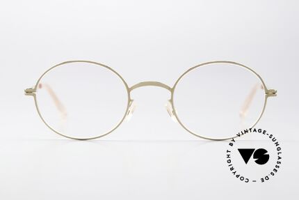 Mykita Nea Damenbrille Oval Champagne, ovale Fassung der LITE-Kollektion (zeitloses Design), Passend für Damen