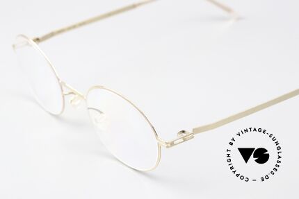 Mykita Nea Damenbrille Oval Champagne, wohlbekannte Spitzenqualität; handmade in Germany, Passend für Damen