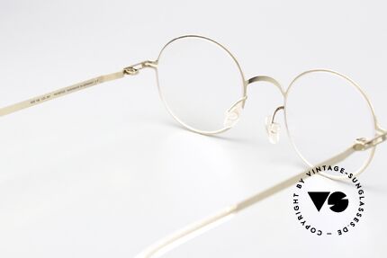 Mykita Nea Damenbrille Oval Champagne, genial flexible Brillenfassung in einer medium Größe, Passend für Damen