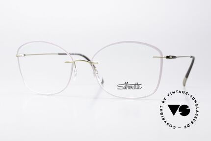 Silhouette 5500 Titanbrille Feminine Glasform, Silhouette 5500 JE 5540 Brille in Größe 55-17, 140, Passend für Damen