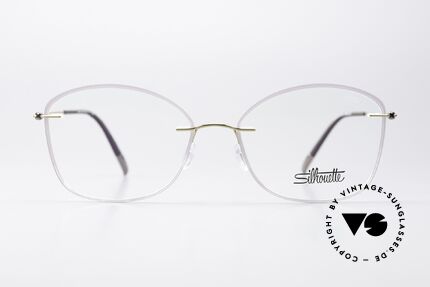 Silhouette 5500 Titanbrille Feminine Glasform, Kollektion: Dynamics Colorwave Core Accent Rings, Passend für Damen