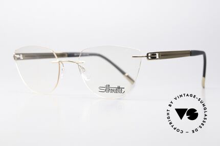 Silhouette 5236 Damenbrille Cateye Design, ultra leichte Titanfassung für idealen Tragekomfort, Passend für Damen