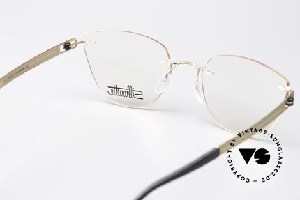 Silhouette 5236 Damenbrille Cateye Design, ungetragen von 2019; minimalistisch und doch edel, Passend für Damen