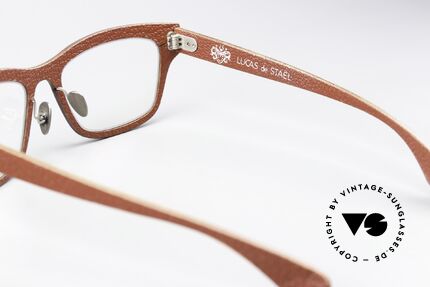 Lucas de Stael Monsieur Seguin 05 Damenbrille Mit Ziegenleder, Größe: small, Passend für Damen