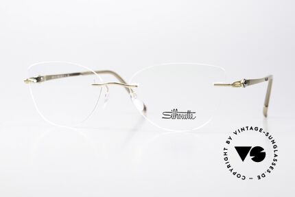 Silhouette 5513 Damenbrille Swarovski Stein Details