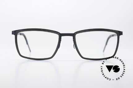 Lindberg 9711 Strip Titanium Sehr Markante Herrenbrille, Modell 9711, in Größe 53/19, 135mm Bügel; Farbe U13, Passend für Herren