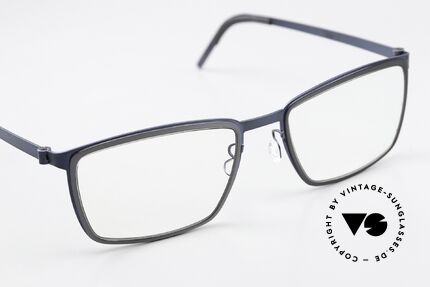 Lindberg 9711 Strip Titanium Sehr Markante Herrenbrille, ungetragenes Designerstück mit orig. Etui von Lindberg, Passend für Herren