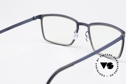 Lindberg 9711 Strip Titanium Sehr Markante Herrenbrille, die orig. DEMOgläser können beliebig getauscht werden, Passend für Herren