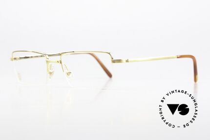 Cartier Semi T-Double Eckige Titanium Brille Herren, teures ORIGINAL in scheinbar zeitlosem Design, Passend für Herren