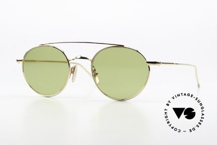 Thom Browne TB-101 Sehr Stilvolle Designerbrille, Thom Browne Sonnenbrille, Mod. TB 101-B-T GLD 49, Passend für Herren