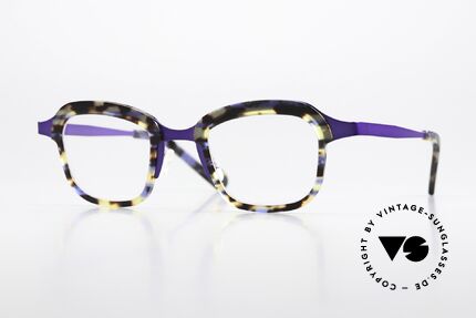 Theo Belgium Vic Damenbrille Lila Havanna, Theo Belgium Brille, Modell VIC, Color Code 06, Passend für Damen